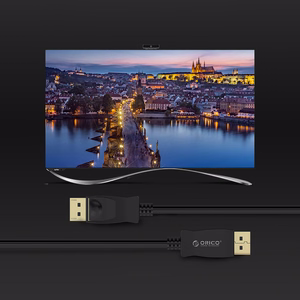 Orico XD-DTD DisplayPort–DVI, 4K laidas, 2 m – juodas