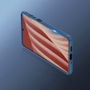 Nillkin CamShield Pro dėklas šarvuotas dėklas su kameros apsauga Samsung Galaxy A73 mėlynas