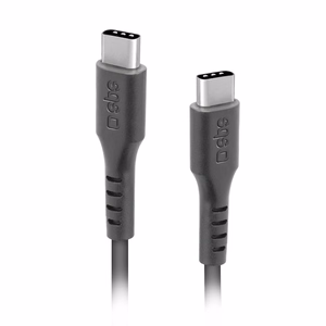 SBS TECABLETCC3M USB-C - USB-C kabelis 3 m - juodas