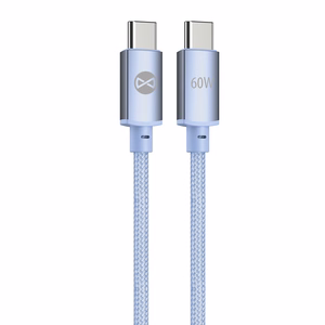 Forever Vibe laidas USB-C - USB-C 1,0 m 60W žydras