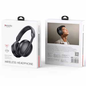 YESIDO HEADPHONES EP08 BT 5.3 ANC 400mAh juodas