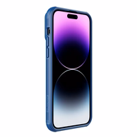Nillkin CamShield S dėklas iPhone 14 Pro Max šarvuotas dangtelis kameros apsauga mėlynas
