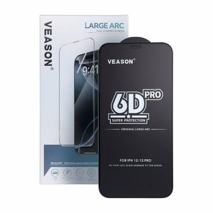 Закалённое стекло 6D Pro Veason (набор 10в1) - для Samsung Galaxy S24 Plus чёрное