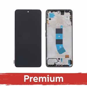 LCD ekranas suderinamas su Xiaomi Redmi Note 13 4G su rėmeliu / Ice Blue / OEM