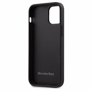 Mercedes Wave Line dėklas iPhone 12 mini - juodas