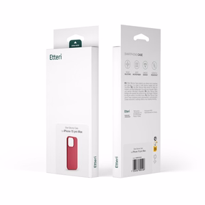 Etteri silikoninis dėklas telefonui iPhone 12 / 12 Pro 6,1" avietinis