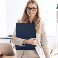 Tech-Protect Neoprene 14" nešiojamojo kompiuterio dėklas - tamsiai mėlynas