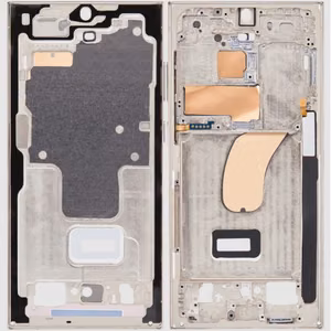 Vidurinis rėmelis Samsung S918 S23 Ultra (Kreminė)