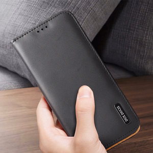 Dux Ducis Hivo dėklas Samsung Galaxy S23+ atverčiamas dėklas su pinigine ir RFID apsauga juodas