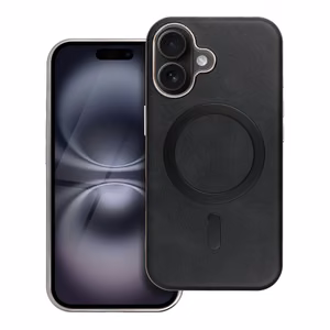 GENTLEMAN MAG COVER Dėklas telefonui su magnetiniu MagSafe IPHONE 15 PRO MAX juodas