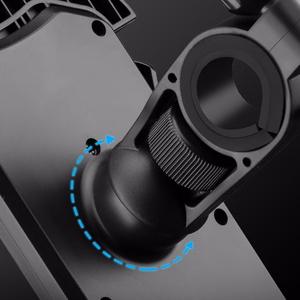 "Rockbros" 25210032001 Dviračio telefono laikiklis vairui - juodas