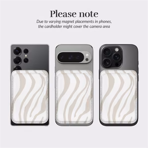 MIO Sandy Zebra Magsafe Dėklas su kortelių laikikliu