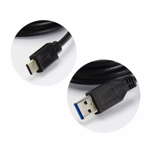 USB A į Type C 3.0 2A kabelis HD2 2 m juodas