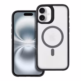 NEO dėklas iPhone 16 Plus suderinamas su MagSafe juodas