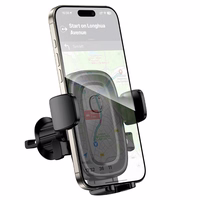 Borofone automobilinis laikiklis BH131 Follower prie ventiliacijos juodas