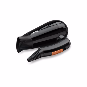 BaByliss Travel Dry 2000 5344E – plaukų džiovintuvas, 2000 W, juodas