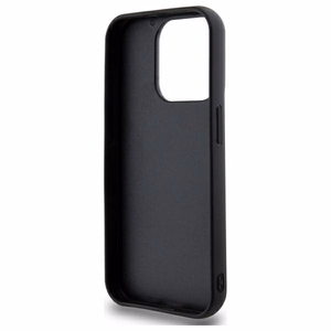 DKNY Quilted Stack Logo dėklas telefonui iPhone 15 Pro - juodas