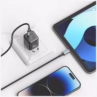 Laidas USAMS Huan Series SJ753 30W USB-C į USB-C 1,2 m tamsus