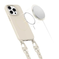 Tech-Protect MagNecklace Magnetinis dėklas telefonui iPhone 15 Pro - smėlinis