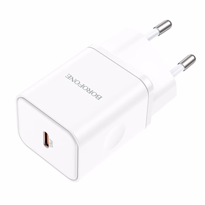 Įkroviklis Borofone BN6 20W USB-C baltas