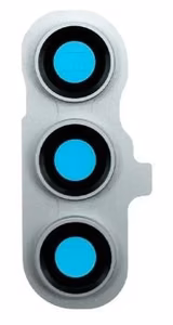 Samsung S711 S23 FE kameros stikliukas su rėmeliu Silver ORG