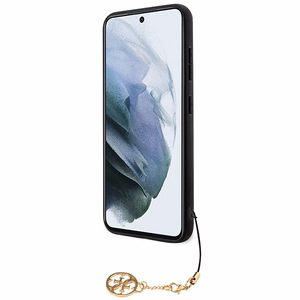 Guess 4G Charms Collection dėklas telefonui Samsung Galaxy A35 - juodas