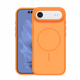Frame Thin Mag dėklas for iPhone 17 Air 6,6" oranžinis