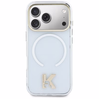 Karl Lagerfeld IML K Head Logo MagSafe Dėklas for iPhone 17 Pro Max - Clear