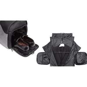 Wozinsky Premium Suit kelioninis krepšys su skyriumi šlapiems daiktams (45L) - juodas