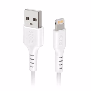 SBS TECABLEUSBIP589W Кабель USB-A - Lightning - белый