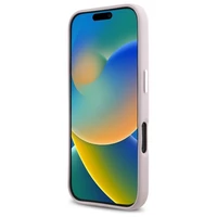 Karl Lagerfeld FW Metal Plate Magnetinis dėklas telefonui iPhone 16 - rožinis