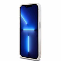 DKNY IML languotas mono raštas ir spausdintos juostos magnetinis dėklas iPhone 13 Pro / 13 - rožinis