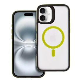 Dėklas NEO iPhone 16 Plus suderinamas su MagSafe geltonas