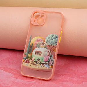 Ultra Trendy dėklas telefonui iPhone 14 6,1" Travel rožinė