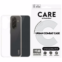 CARE by PanzerGlass Flagship Urban Combat dėklas Samsung Galaxy A36 5G telefonui – permatomas