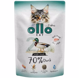 OLLO Cat No. 2 утка, один источник белка - влажный корм для кошек - 85g