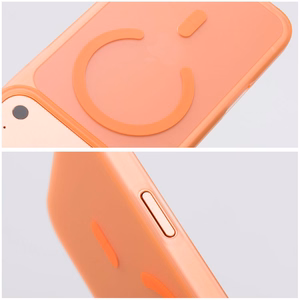 Dėklas GO ORANGE suderinamas su MagSafe telefonui MOTOROLA G86 kosminis oranžinis