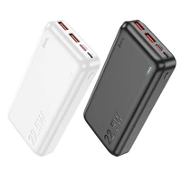 Išorinė baterija Power Bank Hoco J101A PD 20W+Quick Charge 3.0 22.5W 20000mAh balta