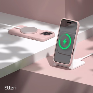 Etteri Silicone Mag dėklas iPhone 16 Pro Max 6,9" šviesiai rožinis