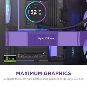 NZXT H9 Flow RGB+ „Midi Tower“ Juoda