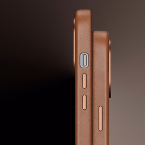 Dux Ducis Naples dėklas iPhone 14 Plus magnetinis odinis dėklas MagSafe rudas