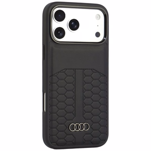Audi odinis dėklas, skirtas iPhone 18 Pro Max / 17 Pro Max, suderinamas su MagSafe – juodas