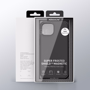 Dėklas Nillkin Super Frosted Shield Pro Magnetic Apple iPhone 14 Plus mėlynas