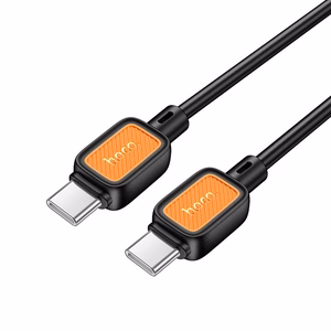 Kabelis USB C į USB C Hoco 3A 60W 1 m X108 juodas