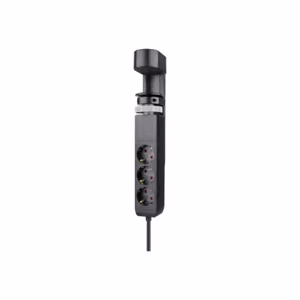 Neomounts Desk socket with clamp and USB-C and USB-A ports - Quick charge DS22-840BL6