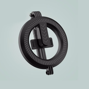 Asmenukių lazda - su nuimamu bluetooth nuotolinio valdymo pultu, trikoju ir žiedine lempa - P20D-4 Juoda