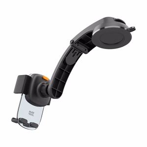 Automobilinis universalus telefono laikiklis Blue Star (Long Neck Crystal) juodas