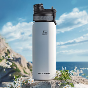 Rockbros 35210029005 terminė dviračio gertuvė gėrimams 550 ml - balta