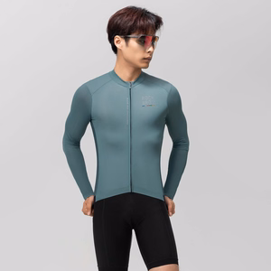 Rockbros 15120015018 ROAD TO SKY men's cycling jersey long sleeve L - gray-blue