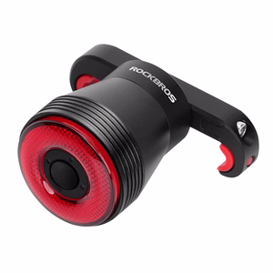 Rockbros Q5 galinis dviračio žibintas su Intelligent Stop System - juodas